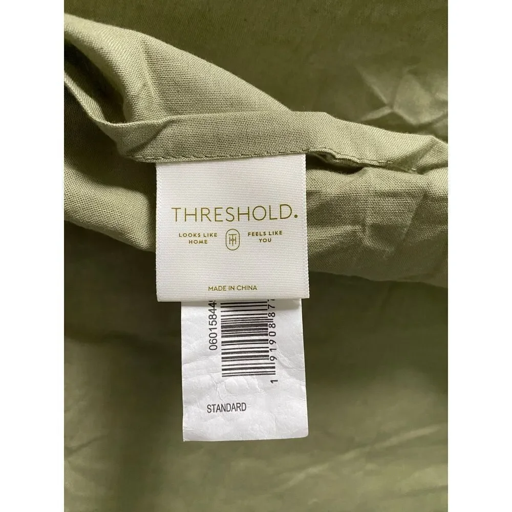 Threshold Channel Stitched Velvet Quilted Bed Pillow Shams